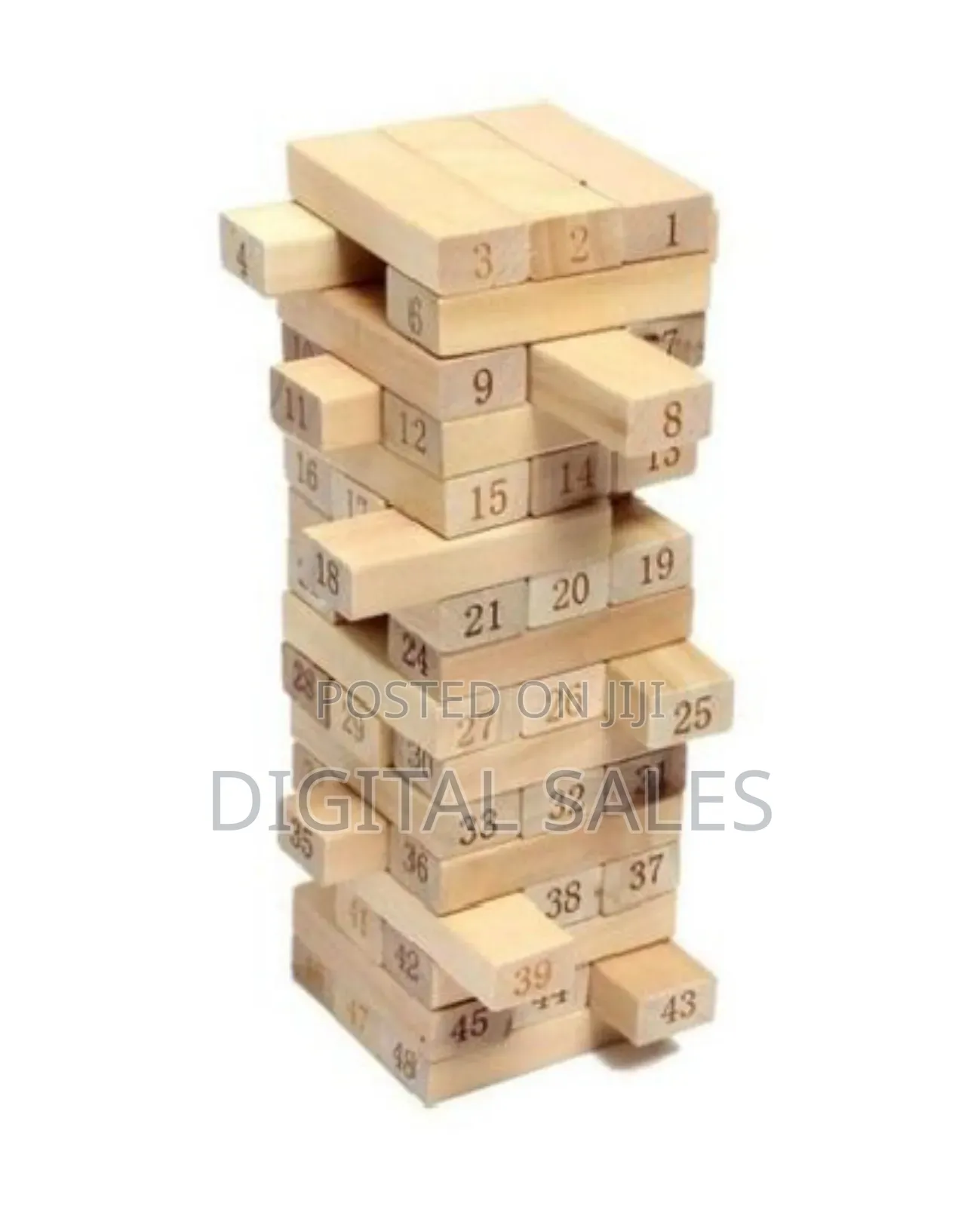 Jenga Wooden Game- 48 PCS