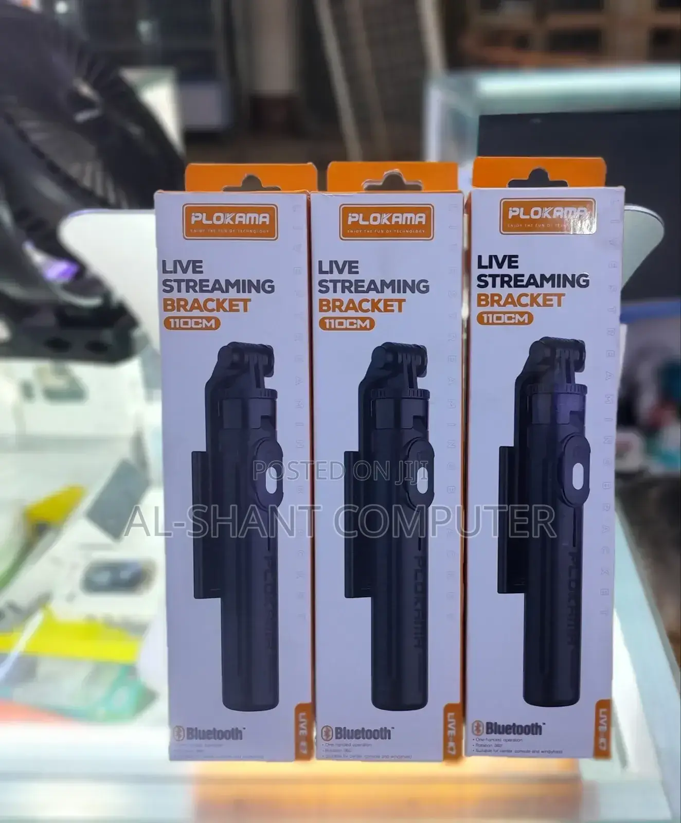 Selfiestick/110cm Plokama Live Broadcast Stand