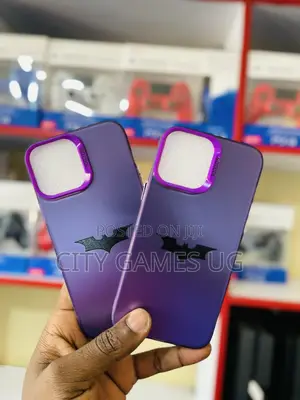 Bat Pattern Matte Phone Case for iPhone 13pro Max