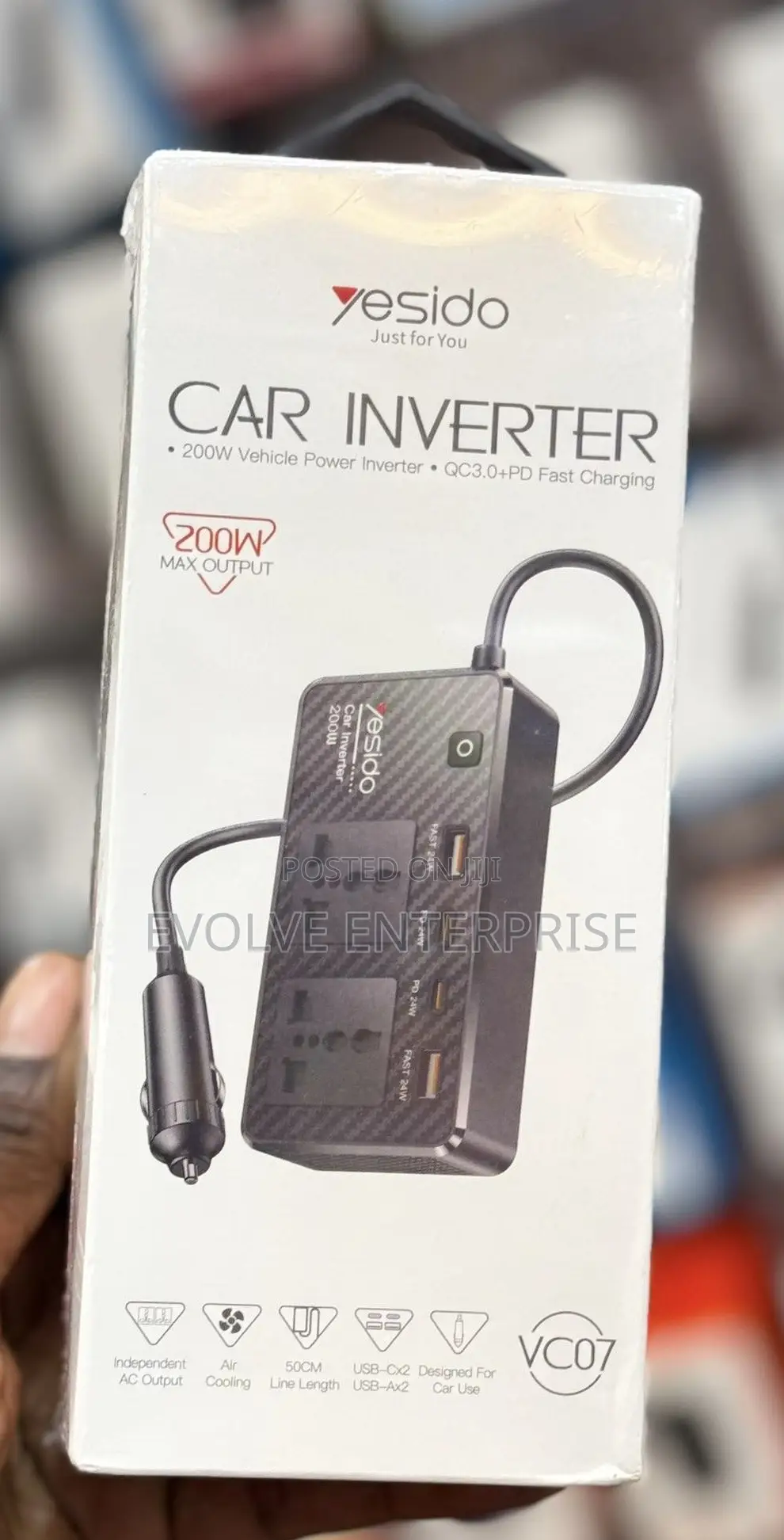 Yesido Car Inverter 200W Vechicle Power Inverter