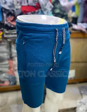 Photo - Blue Men's Beach Style Shorts
