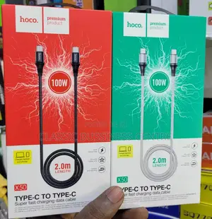 Hoco 2M Type C to Type C Data Cable