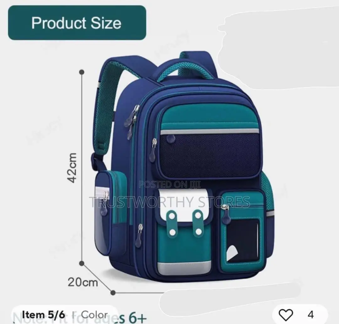 Large Capacity School Bag 6-13years