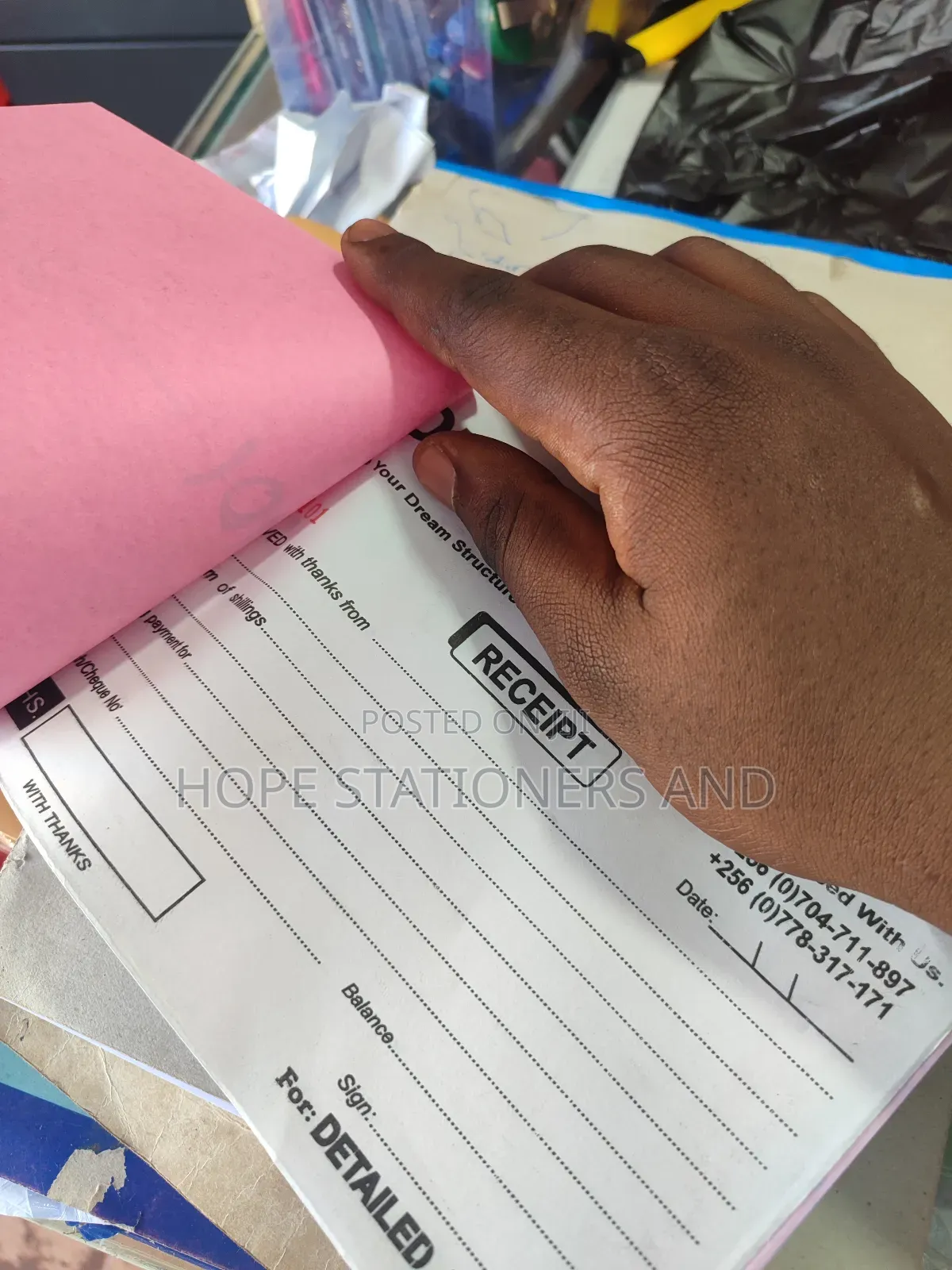 Receipt Book , Invoice ,Cash Sale