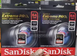 64gb Extreme Pro SD Card