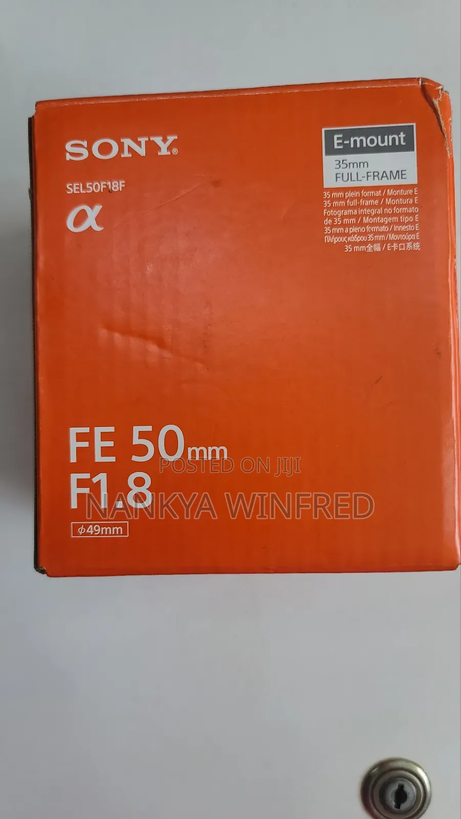 FE 50mm F1.8 Sony Lense