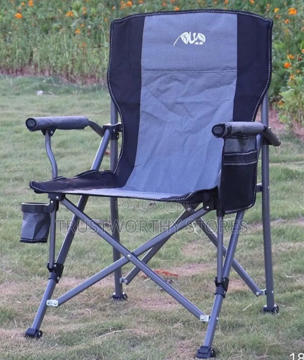 Strong Foldable Camping Chair With A Cup Holder