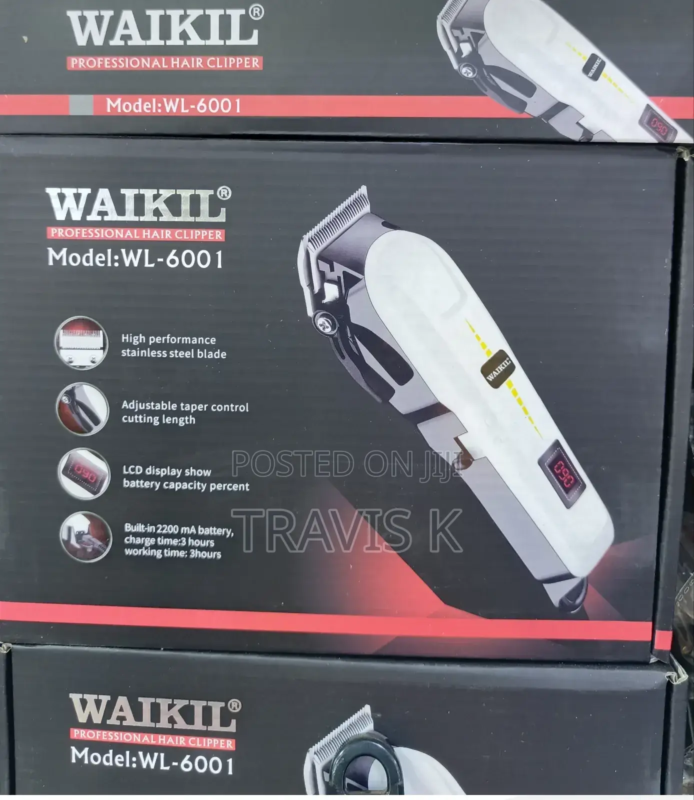 Waikil Professional Rechargeable Clipper