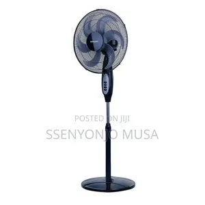 Sonashi Stand Fan Sf-8040sn | Black | 16" Floor Fan