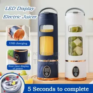 Led Display Rechargeable Portable Blender