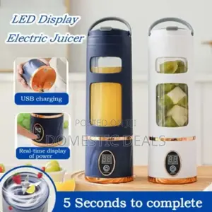 Led Display Rechargeable Portable Blender
