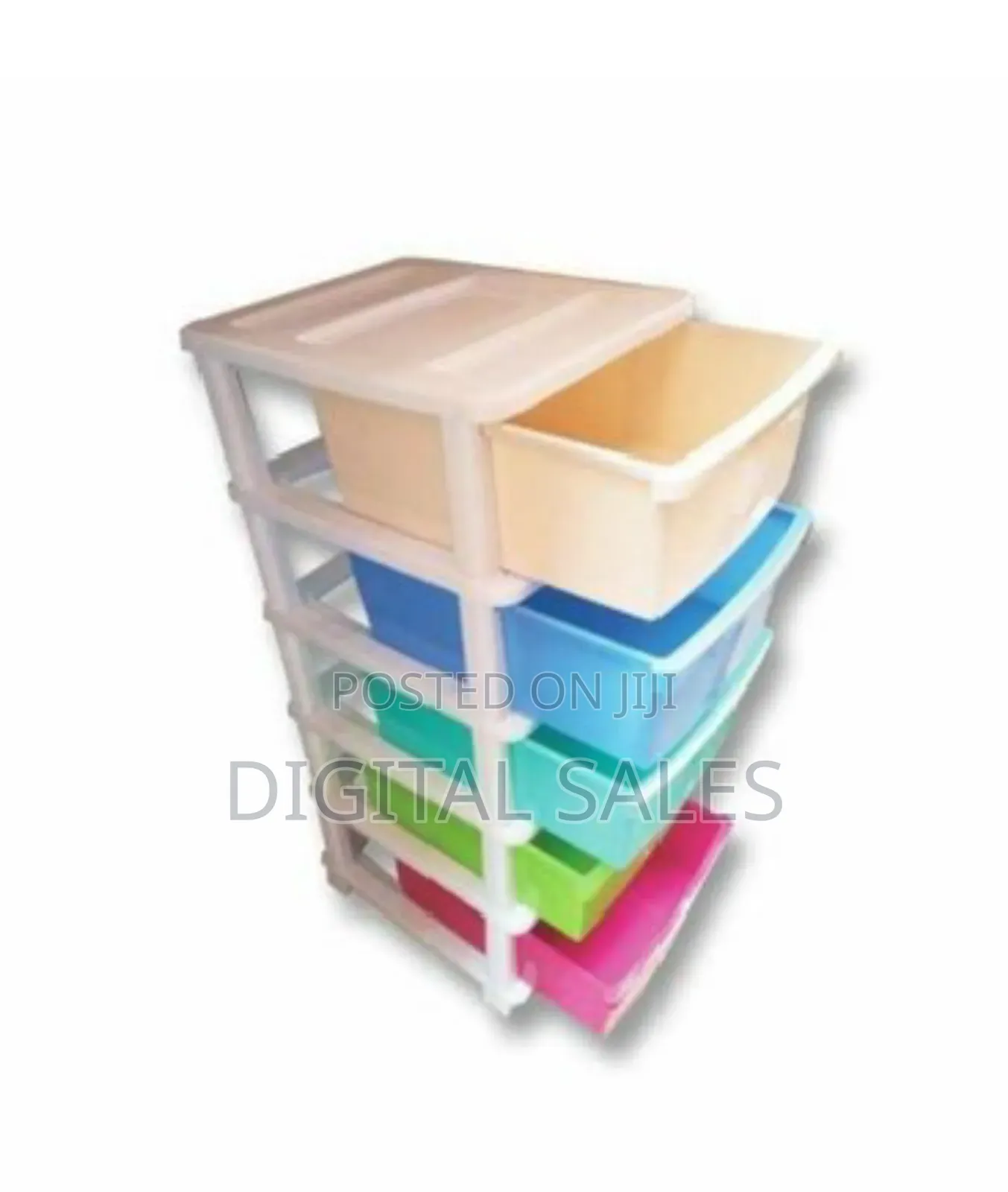 5 Tier Modern Plastic Laundry Basket