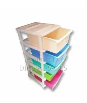 5 Tier Modern Plastic Laundry Basket