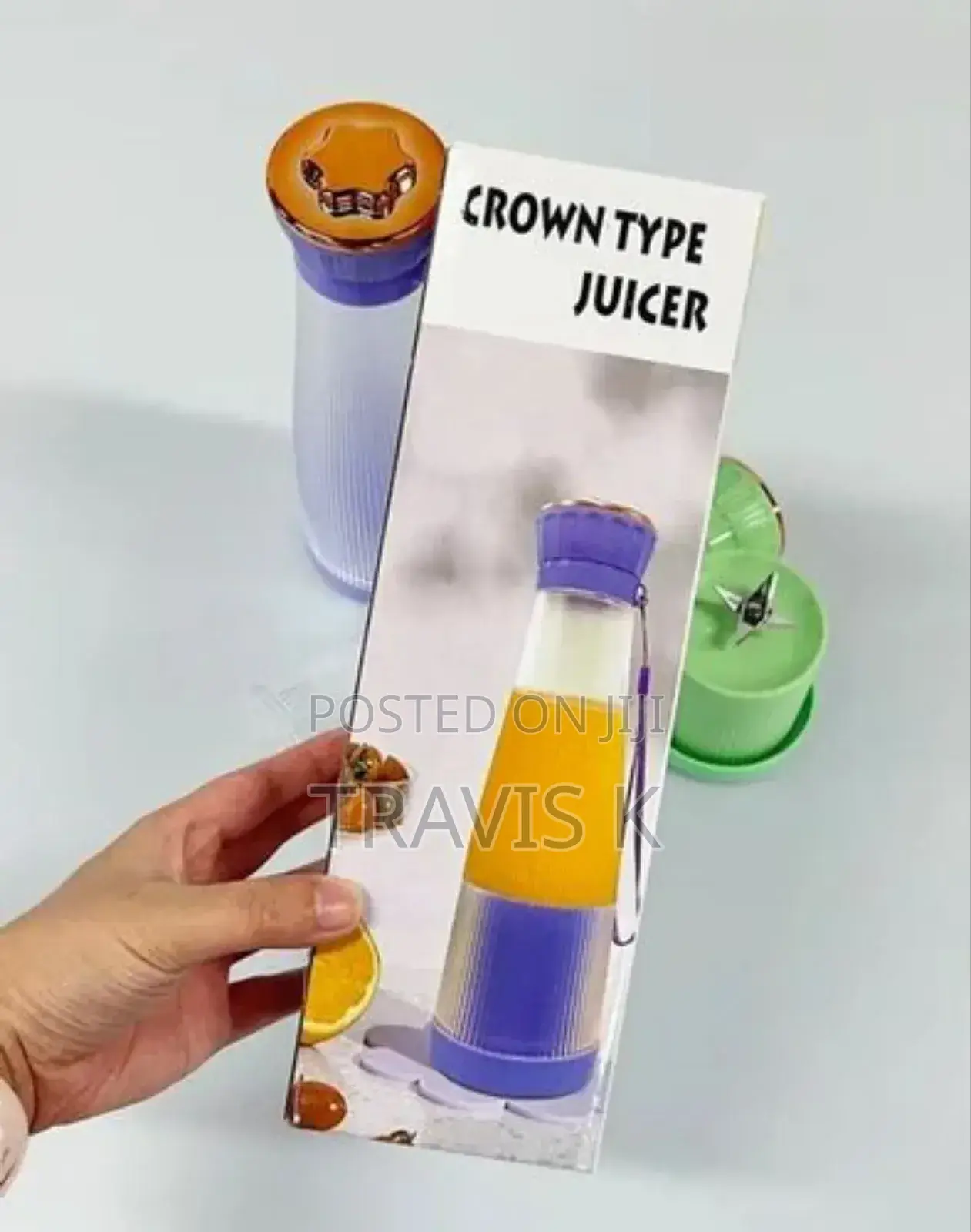 Crown Type Rechargeable Portable Blender
