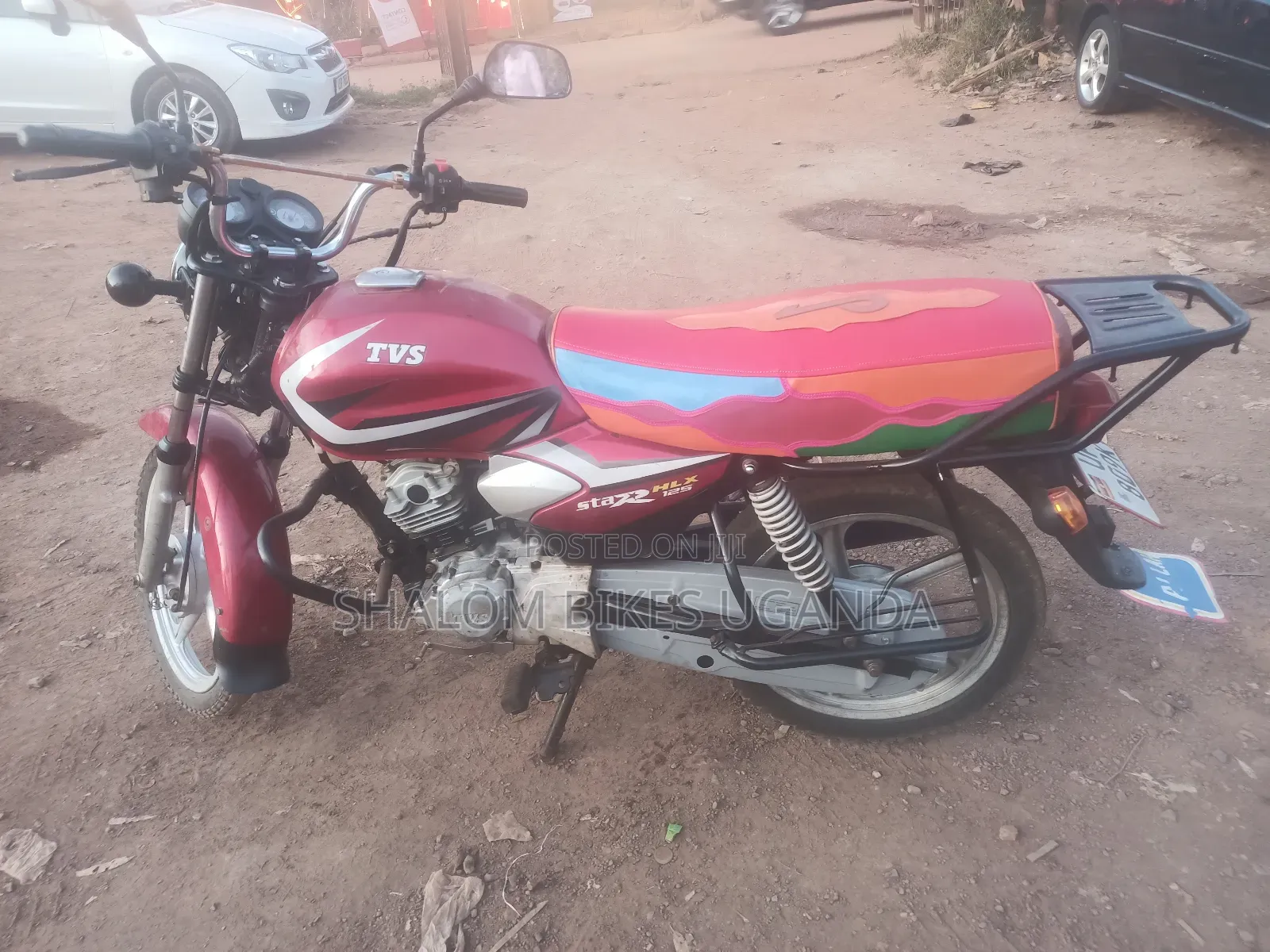 TVS HLX 125 2022 Red