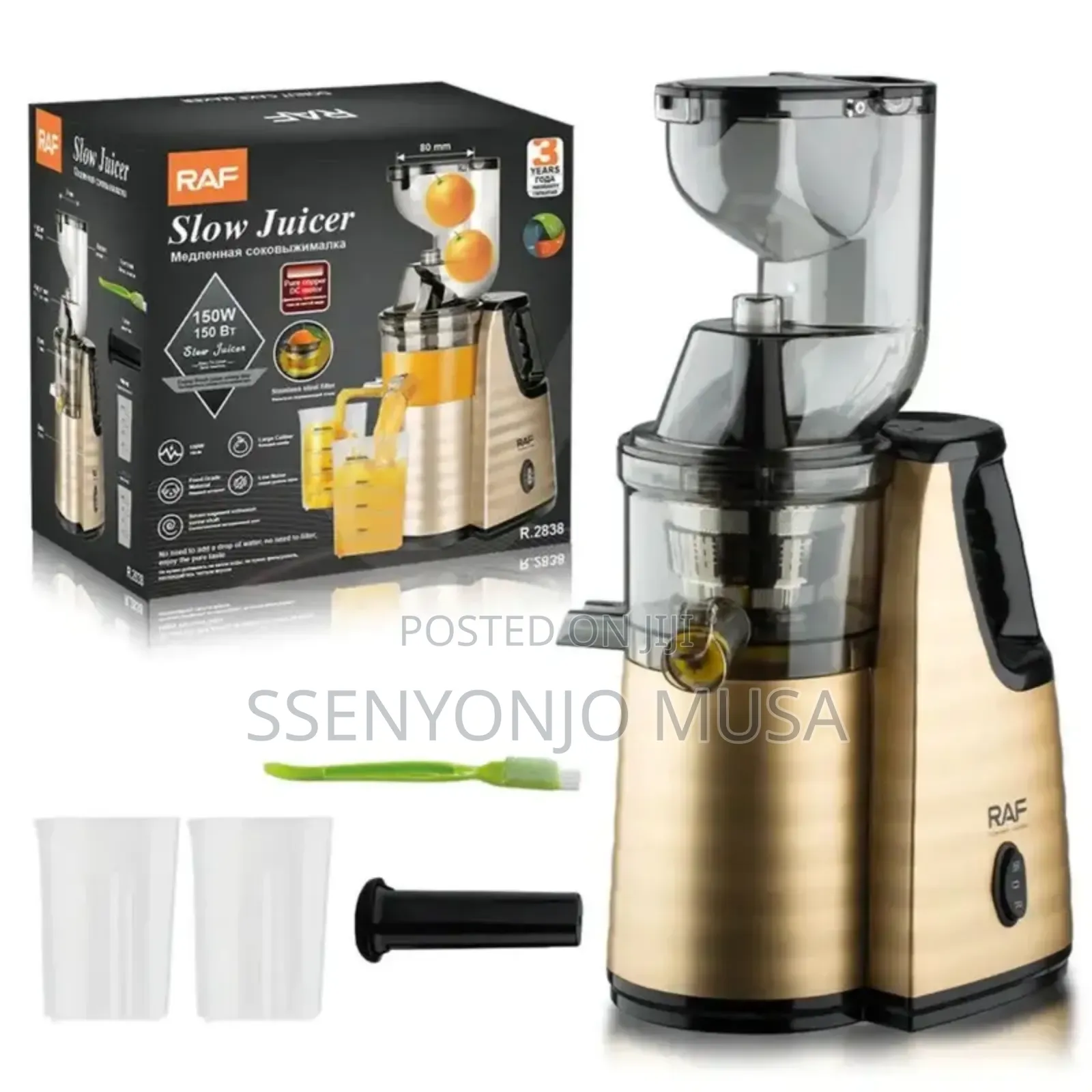 Raf Slow Juicer Juice Extractor | Cold Press Juicing