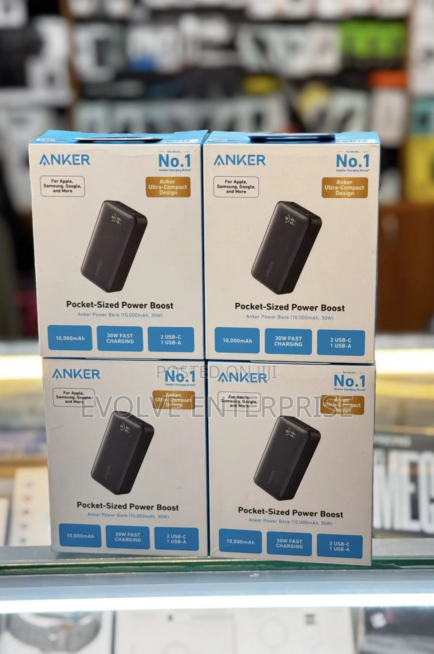 Anker Pocket Sized Power Boost 10,000mah (30W) Power Bank