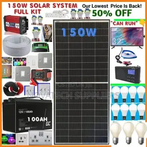 150W Solar Power Full Package/ Mak Solar
