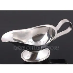 5oz Gravy Boat Stainless Steel Saucier, Sauce Server,