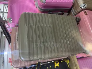 A Set of 3 Rubber Suit Cases