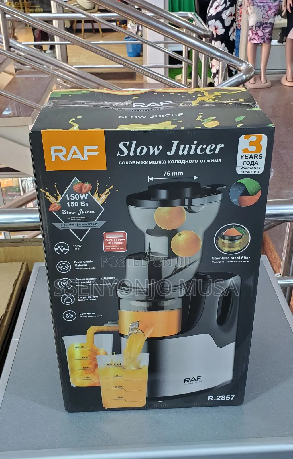 Raf Slow Juicer R.2857 | Unlock Maximum Nutrition Flavor