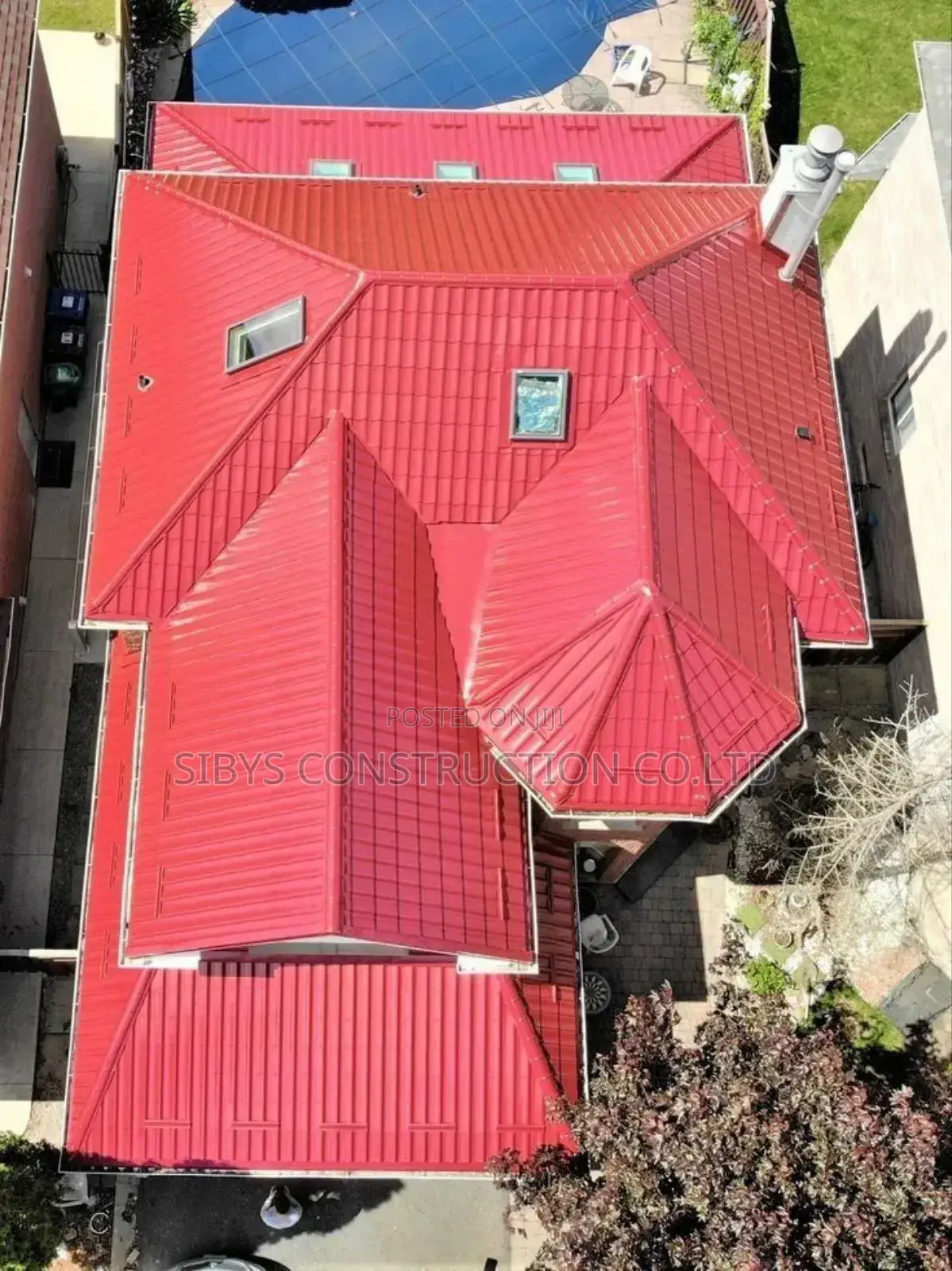Roofing Work Design.