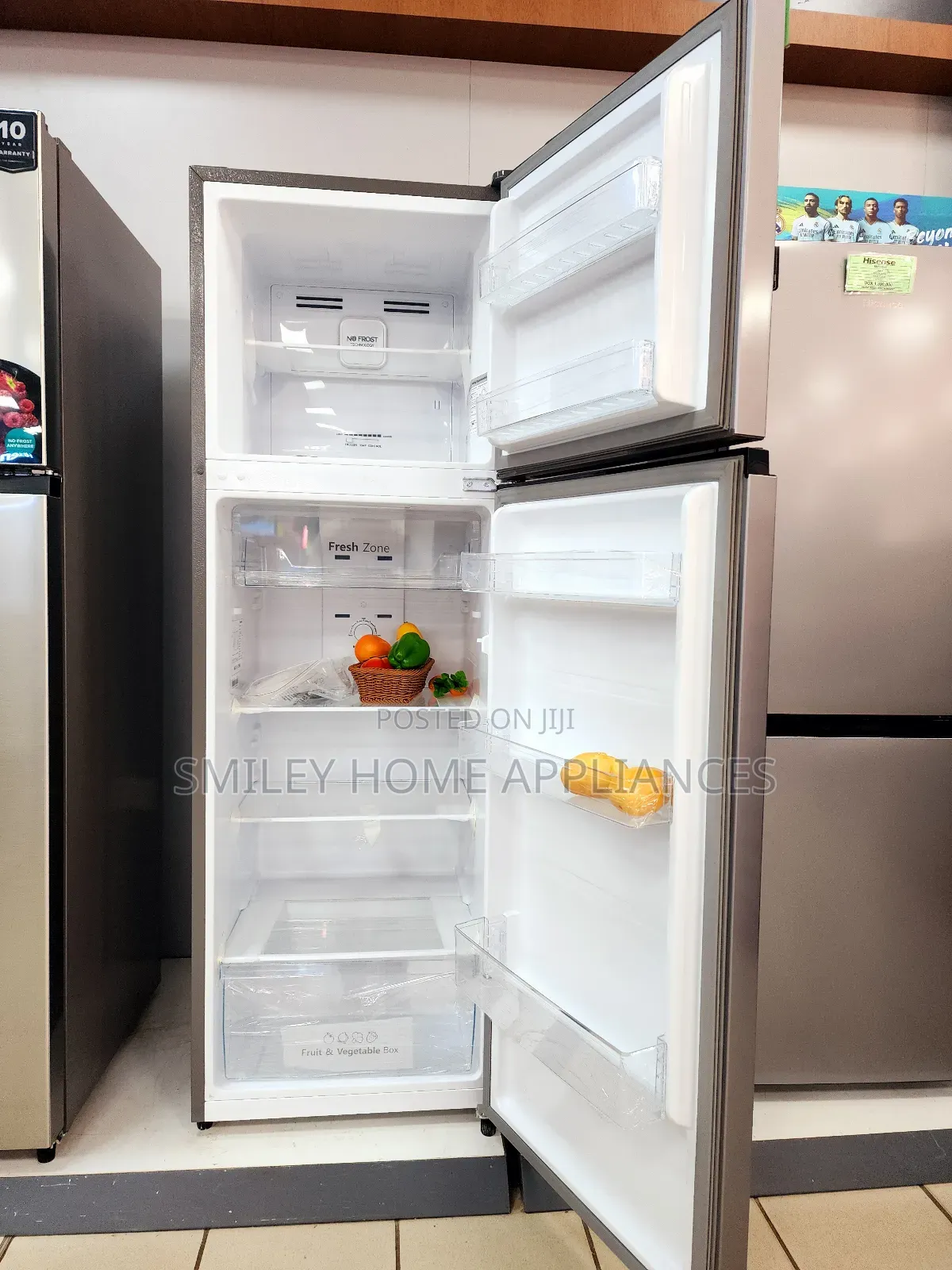 Brand New Hisense Frost Free 328ltrs 2 Door Refrigerator