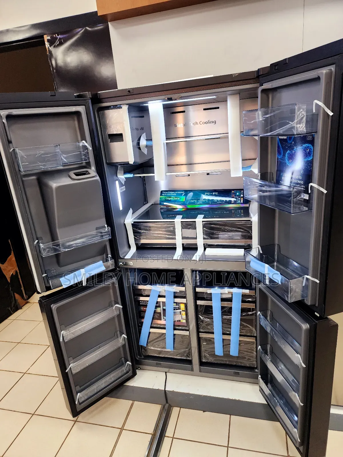 Hisense 680ltrs Brand New Smart Refrigerator