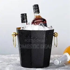 Stainless Steel Ice Bucket With Handles