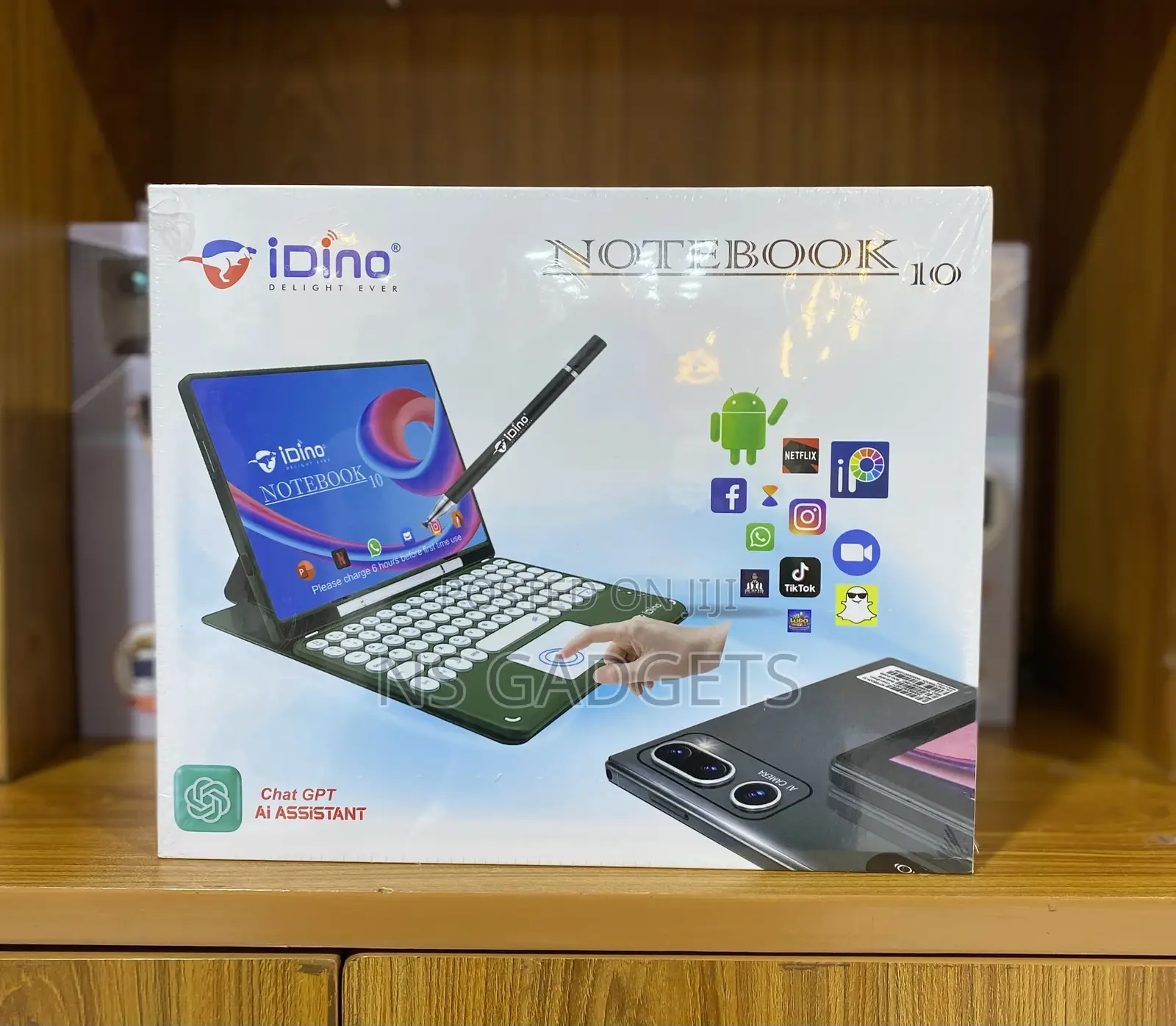 New Idino Notebook 10 256 GB Black