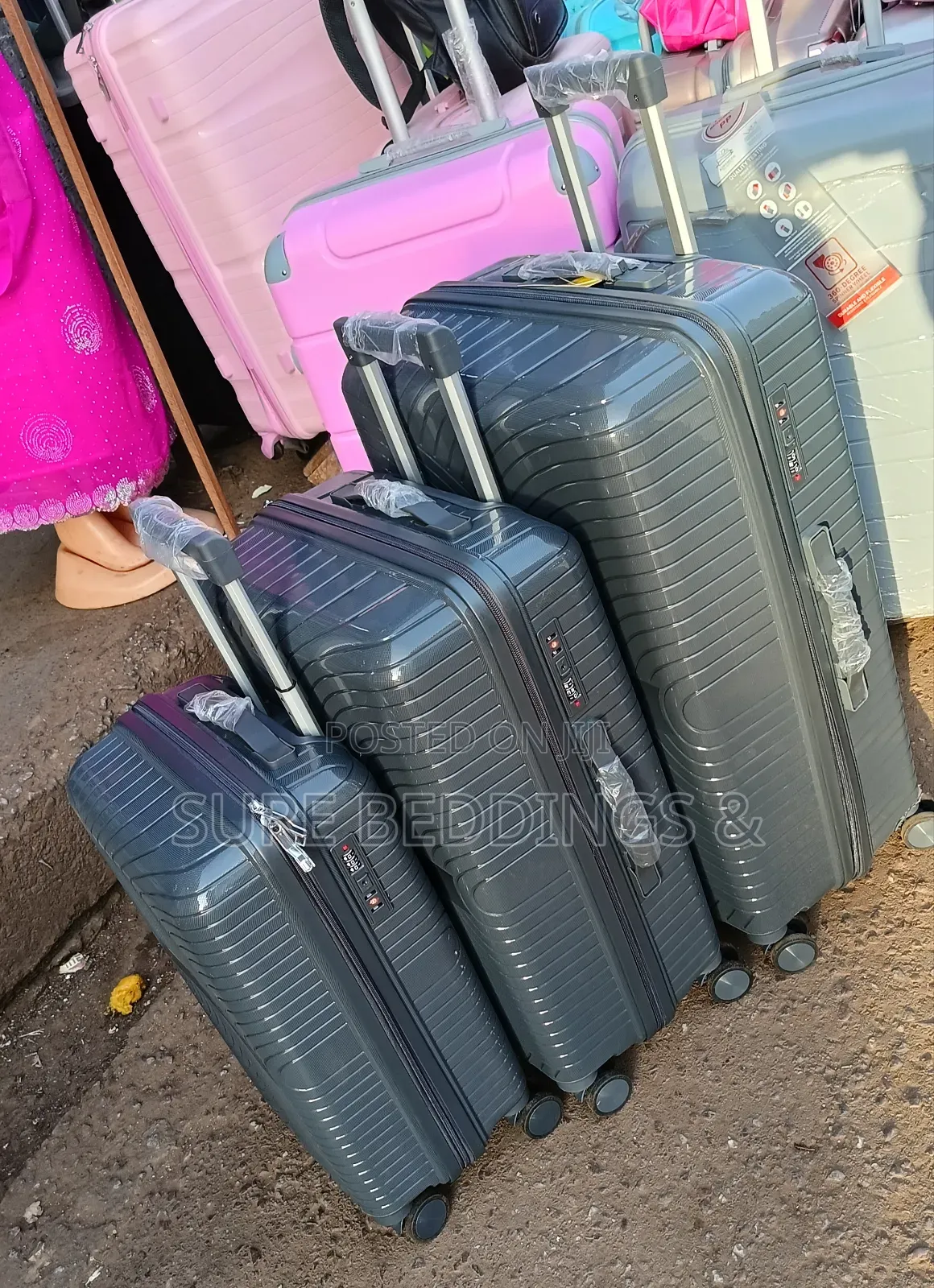 3pcs Set Unbreakable Suitcase