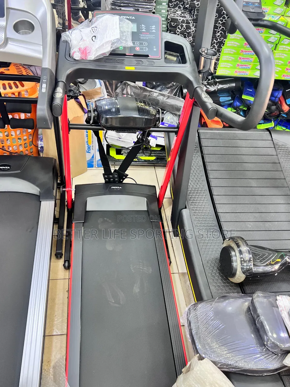 Treadmill With Massager Penta