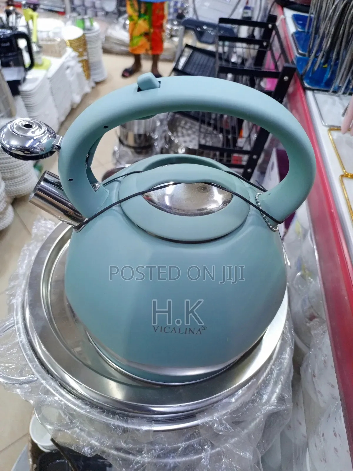 VICALINA 3.5 Liter Stainless Steel Whistling Kettle.