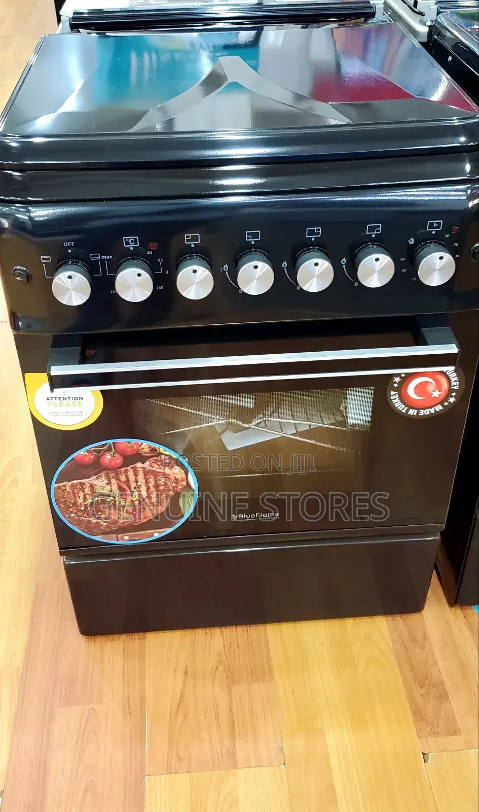 Blue Flame Gas Cooker / 3 Gas Stoves by 1 Elctric Plate