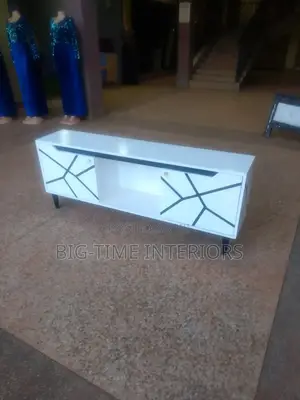 Simple Flat Wooden TV Stand