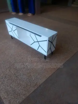 Simple Flat Wooden TV Stand