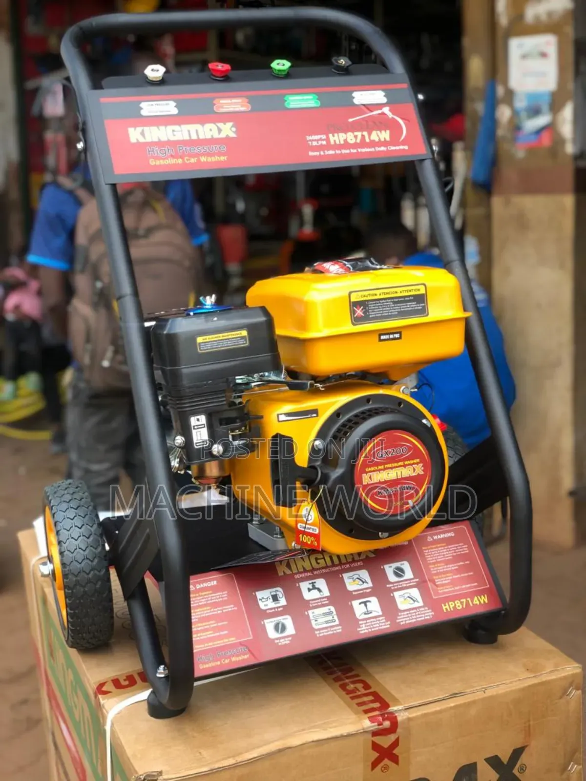 Kingmax Pressure Washer Hp8714w/Jet Washer