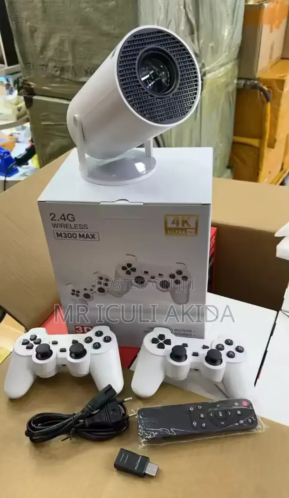  Ultra HD M300 1080p BT5.4 Console Smart Game Projector