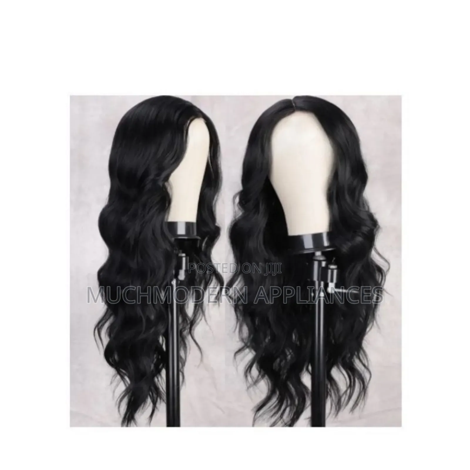 Curly Wig Wavy Fluffy Long Curly Fake-Black