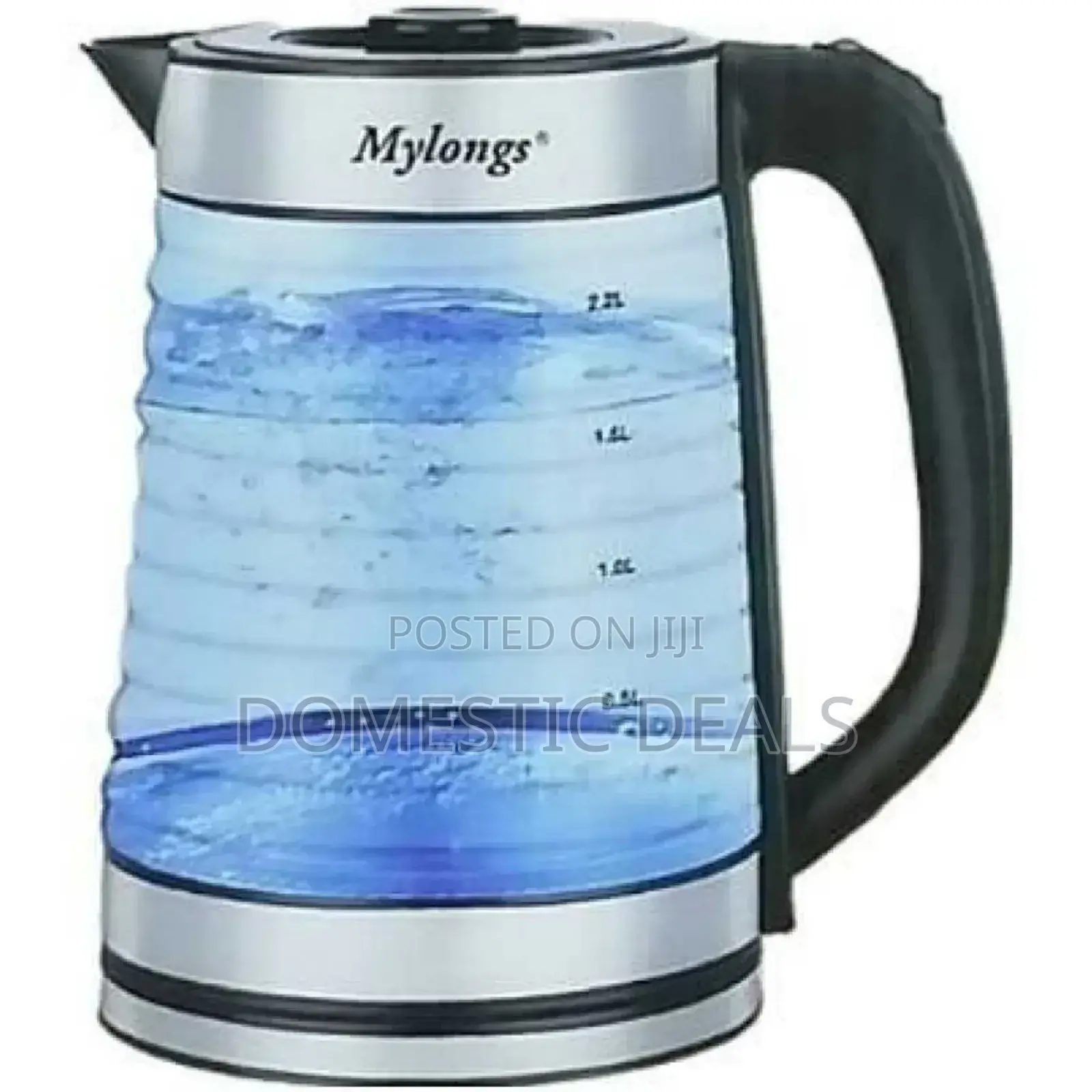 My Longs Electric 2.2L Glass Kettle