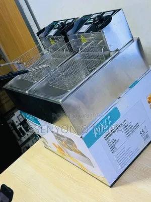 Pixel Double Deep Fryer 12l | Stainless Steel