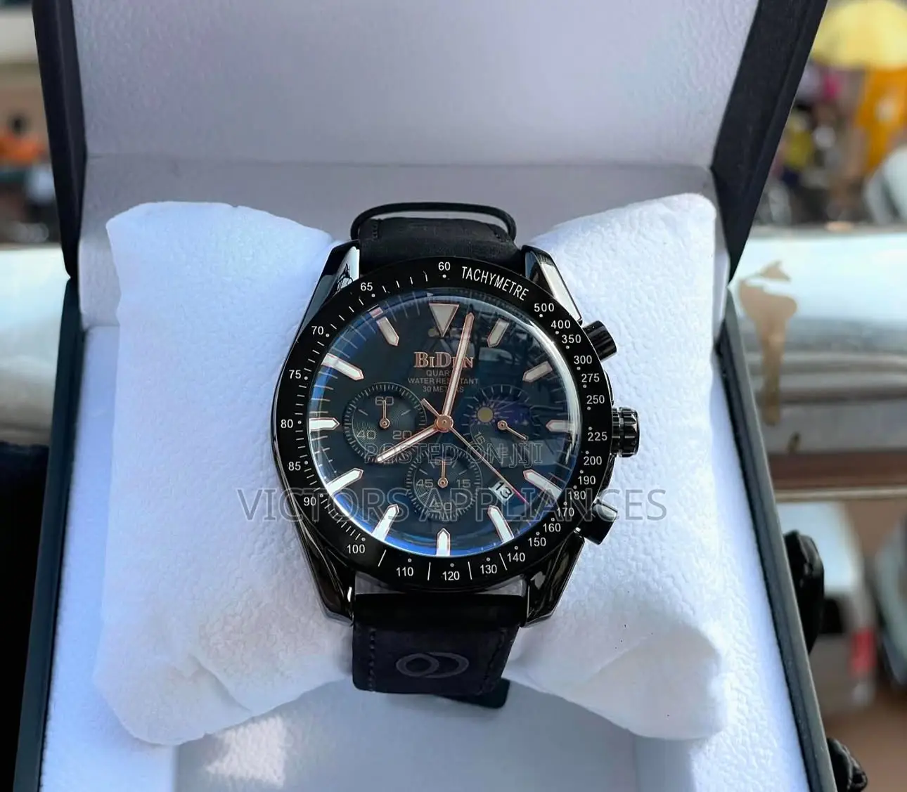 Biden Men’S Leather Watch