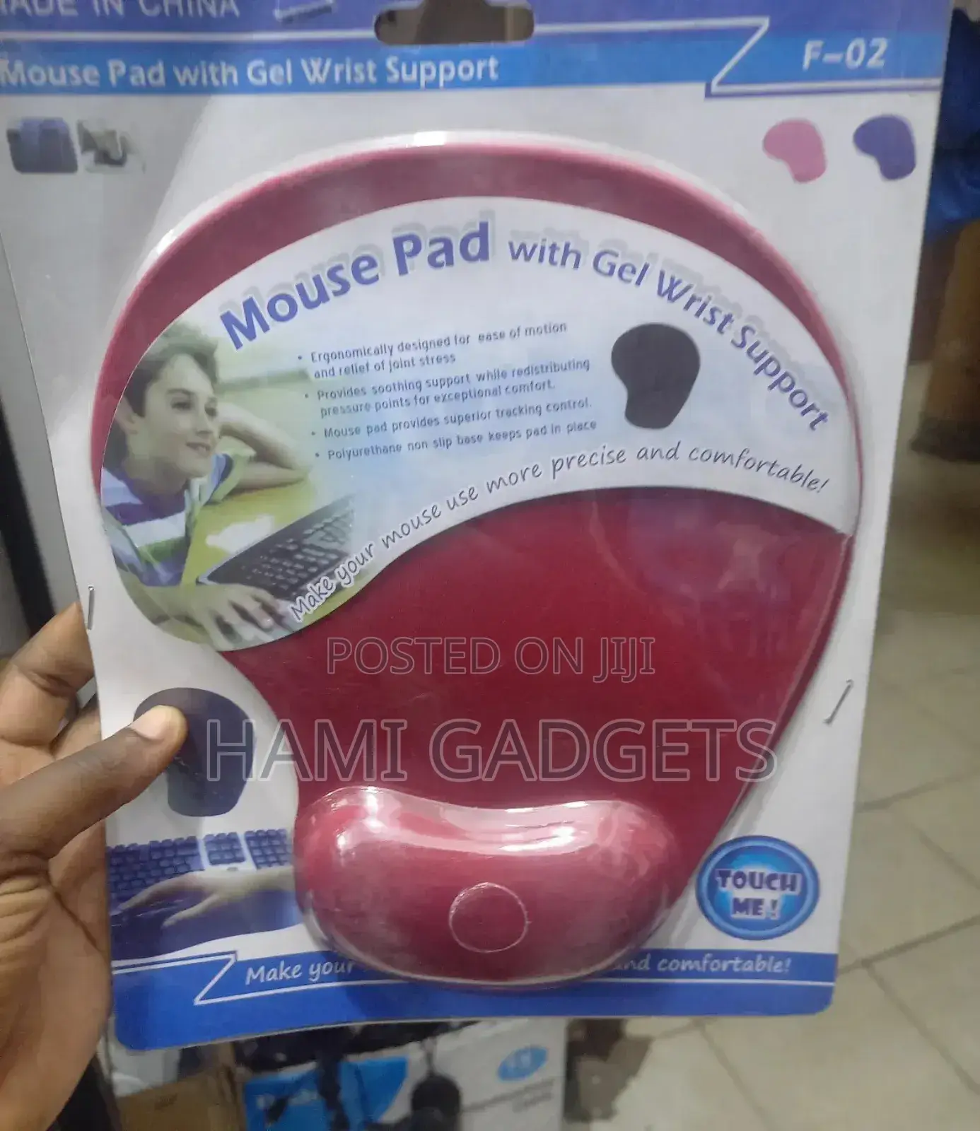 Mouse Pad With Gelwrist Support