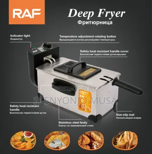 Raf 3.5l Single Electric Deep Fryer | Stainless Steel