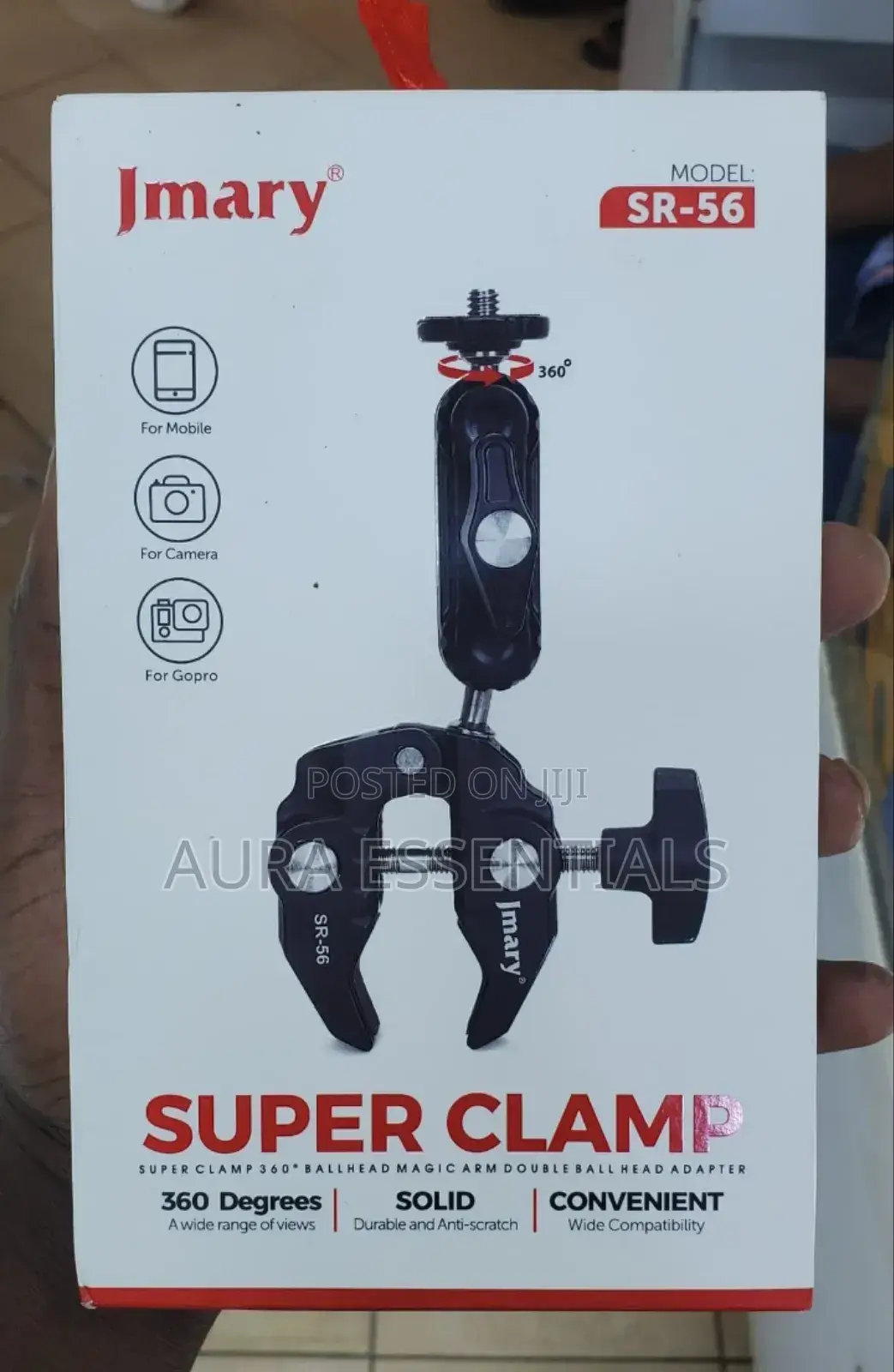 Super Clamp With Dual Ball Head