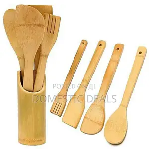 4pcs Bamboo Spoon Set