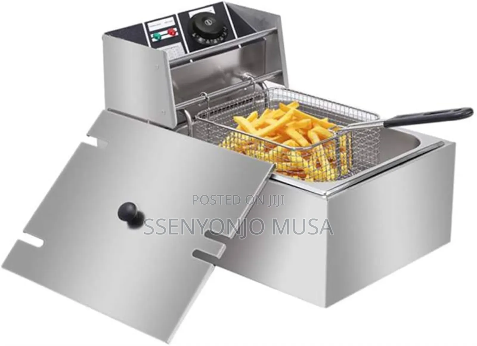 Adh 6l Single Electric Deep Fryer | Stainless Steel