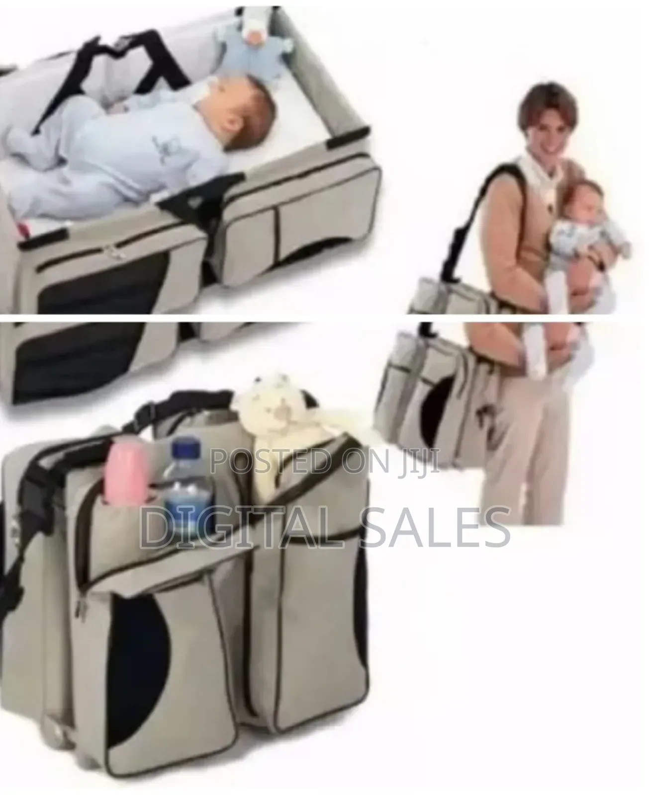 3in 1 Portable Baby Travel Diaper Bag