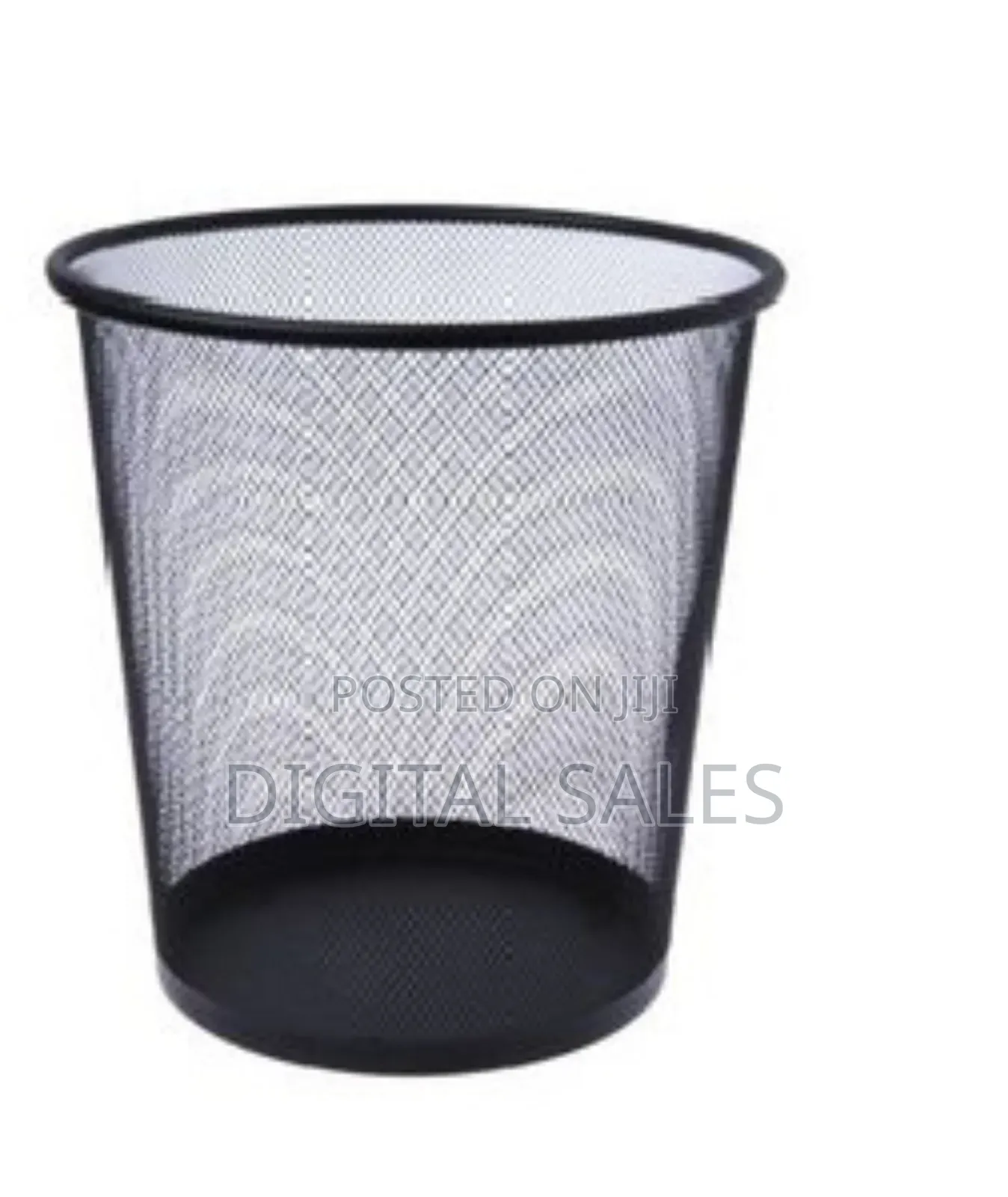 Office Paper Bin/ Dust Bin Mesh-Black