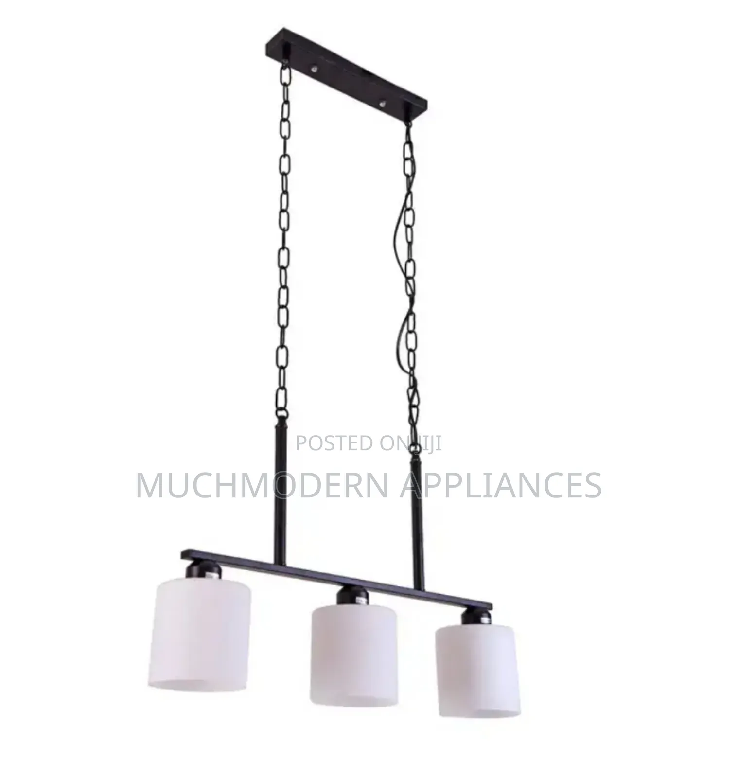 Opal Glass Cylinder Pendant Lamp